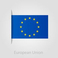 European Union flag vector illustration