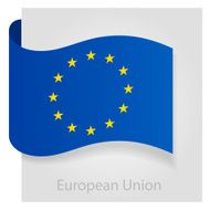 European Union flag vector illustration N2