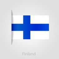 Finland flag vector illustration