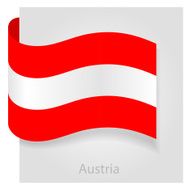 Austria flag vector illustration N2
