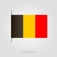 Belgium flag vector illustration