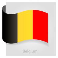 Belgium flag vector illustration N2