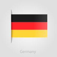 Germany flag vector illustration
