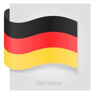 Germany flag vector illustration N2