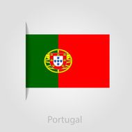 Portugal flag vector illustration