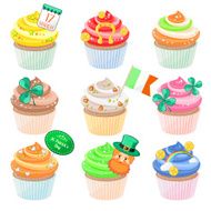 Cupcakes for Saint Patrick&rsquo;s Day