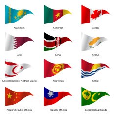 Set Flags of world sovereign states N11