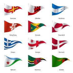 Set Flags of world sovereign states N12