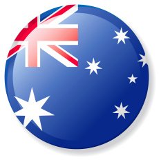 Flag Lapel Button - Australia