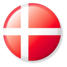 Flag Lapel Button - Denmark