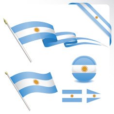 Argentinian Flag Set