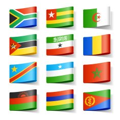 World flags Africa