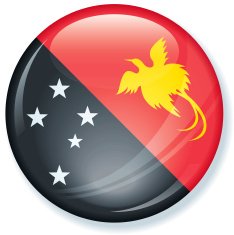 Papua New Guinea Super Glossy Flag