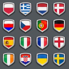 European flag icons N4
