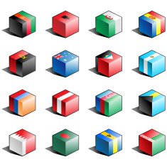Flag icon set (part 1) N2