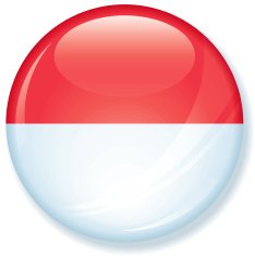Indonesia Super Glossy Flag