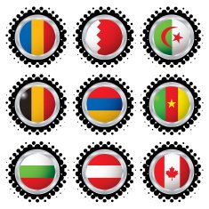 halftone flag button 2
