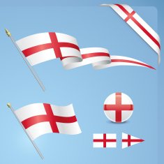 English Flag Set