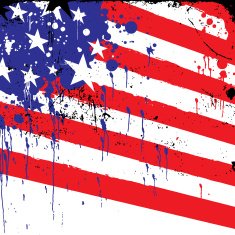 grunge stars and stripes N2