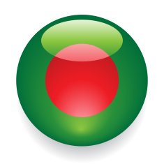 World Flag Button Bangladesh