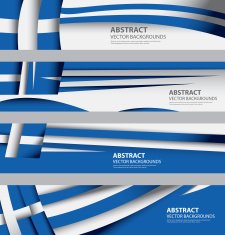 Abstract Greek Flag Greece National Background (vector Art)
