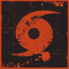 Distressed Hurricane Symbol