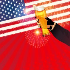 Independence Day background Cheers!
