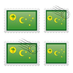 Cocos (Keeling) stamp