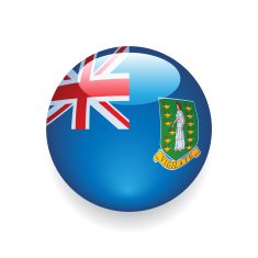World Flag Button British Virgin Islands