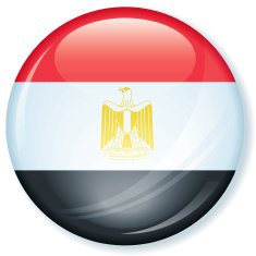 Egypt Flag Super Glossy