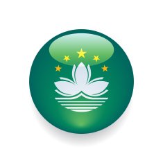 World Flag Button Macau