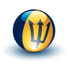 Barbados Flag Sphere