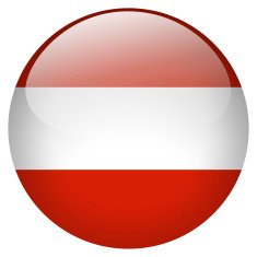 Austria flag button