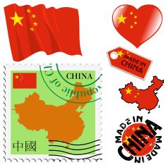 national colours of China