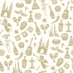 Seamless pattern for day of the dead