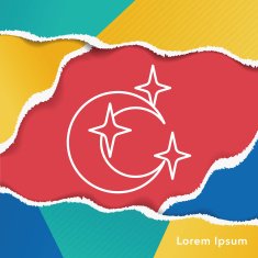 moon line icon