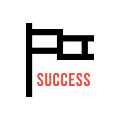 pixelart flag like leadership icon