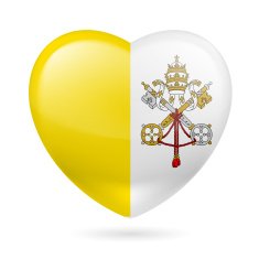 Heart icon of Vatican City