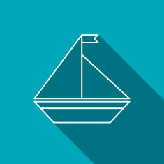 Vector icon of yacht N3