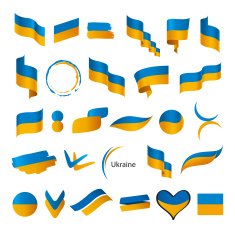 biggest collection of vector flags Ukraine N2