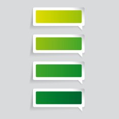 Empty label vector speech bubble N2