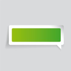 Empty label vector speech bubble N5