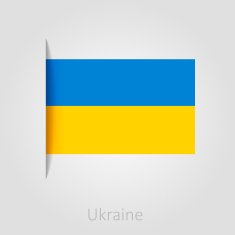 Ukraine flag vector illustration