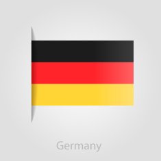 Germany flag vector illustration
