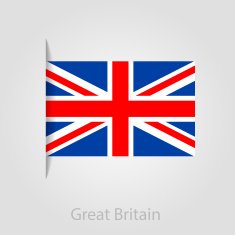 United Kingdom flag vector illustration