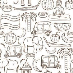 Seamless Thailand background N2