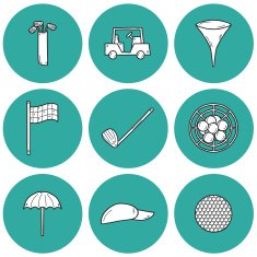 Golf Icons N12