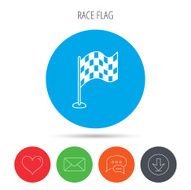 Racing flag icon Finishing symbol N2