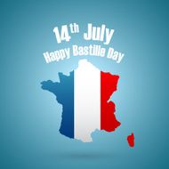 14th July Happy Bastille Day background N2