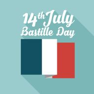 14th July Happy Bastille Day background N6